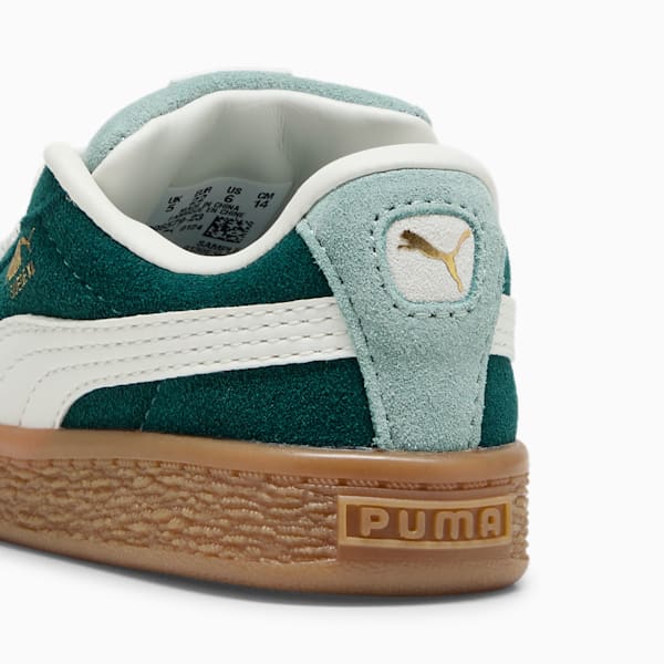 Tenis Suede XL para bebés, Dark Myrtle-Vapor Gray-Green Moon, extralarge