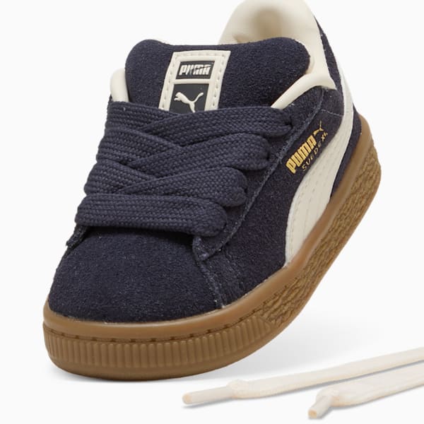 Suede XL Toddlers' Sneakers, New Navy-Frosted Ivory, extralarge