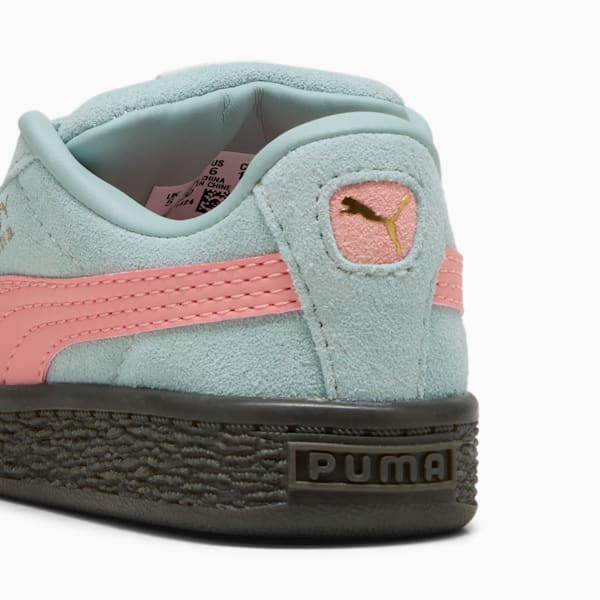 Suede XL Toddlers' Sneakers, Modern Mint-Pink Fruit, extralarge