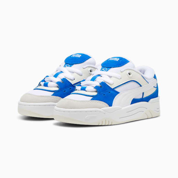 PUMA-180 Big Kids' Sneakers, PUMA White-Hyperlink Blue, extralarge