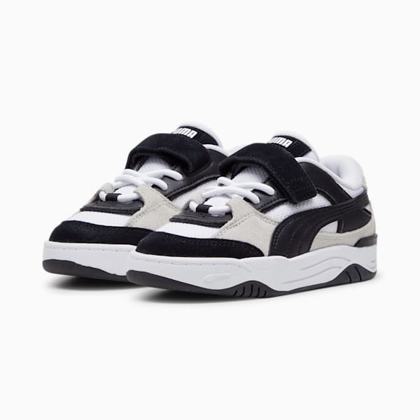 PUMA-180 Little Kids' Sneakers, PUMA White-PUMA Black, extralarge