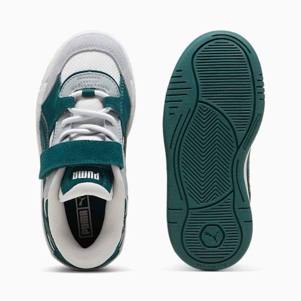 PUMA-180 Little Kids' Sneakers, Feather Gray-Dark Myrtle, extralarge