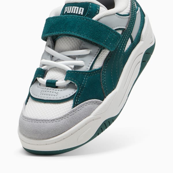 Tenis PUMA-180 para niños pequeños, Feather Gray-Dark Myrtle, extralarge