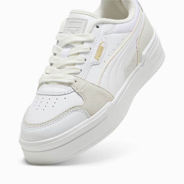 CA Pro Lux III Big Kids' Sneakers, PUMA White-Vapor Gray, extralarge