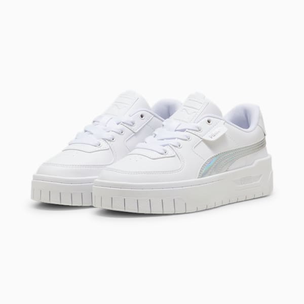 Cali Dream Iridescent Big Kids' Sneakers, PUMA White-PUMA Silver, extralarge