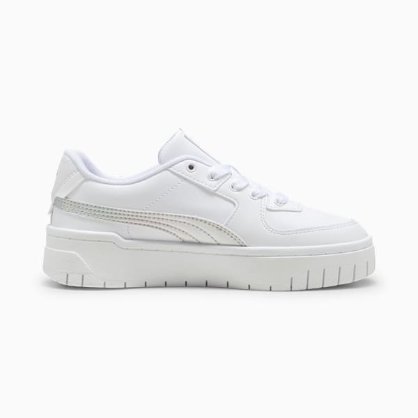 Cali Dream Iridescent Youth Sneakers, PUMA White-PUMA Silver, extralarge