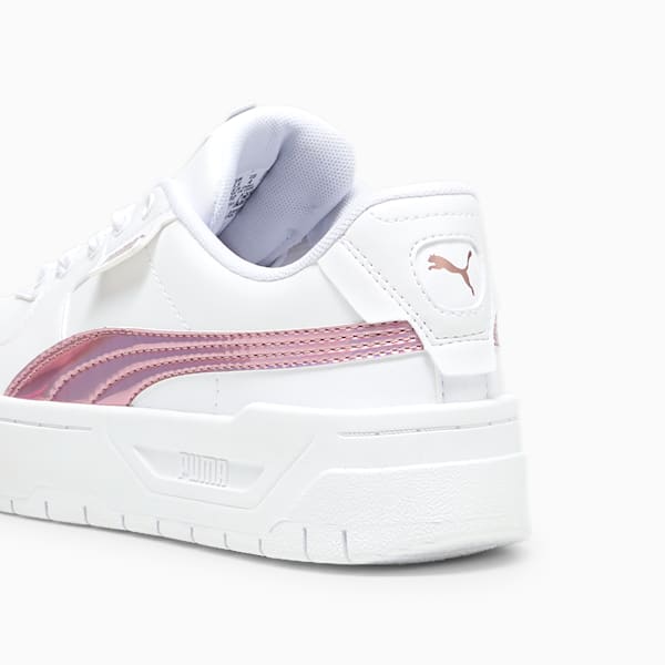 Cali Dream Iridescent Big Kids' Sneakers, PUMA White-Rose Gold, extralarge