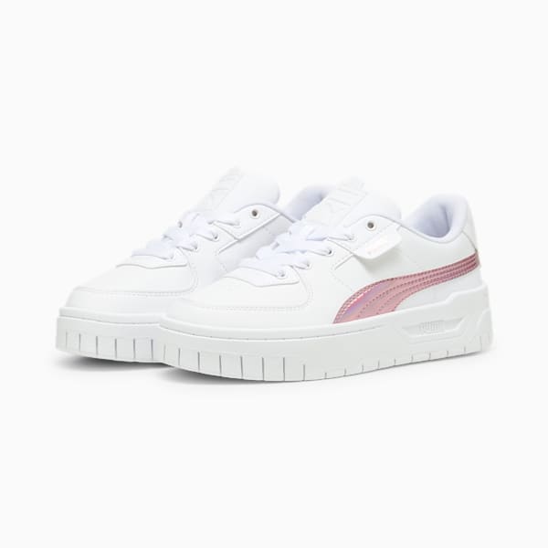 Cali Dream Iridescent Big Kids' Sneakers, PUMA White-Rose Gold, extralarge