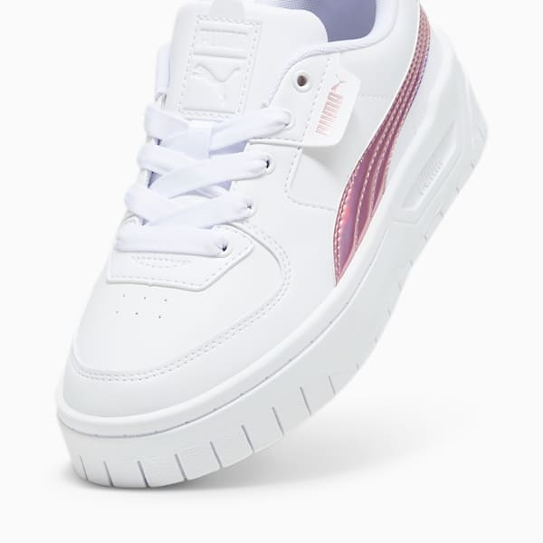 Cali Dream Iridescent Big Kids' Sneakers, PUMA White-Rose Gold, extralarge