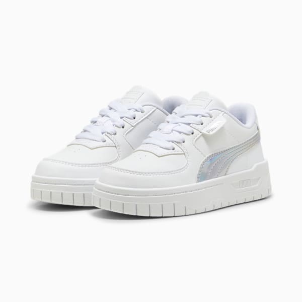 Tenis para niños Cali Dream Iridescent, PUMA White-PUMA Silver, extralarge