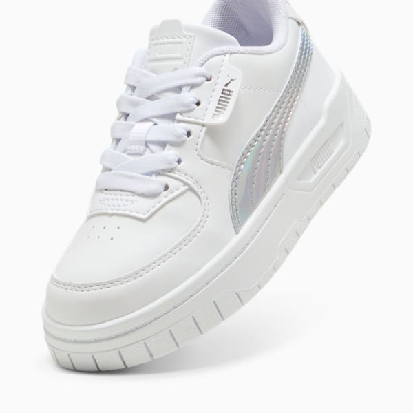 Cali Dream Iridescent Little Kids' Sneakers, PUMA White-PUMA Silver, extralarge