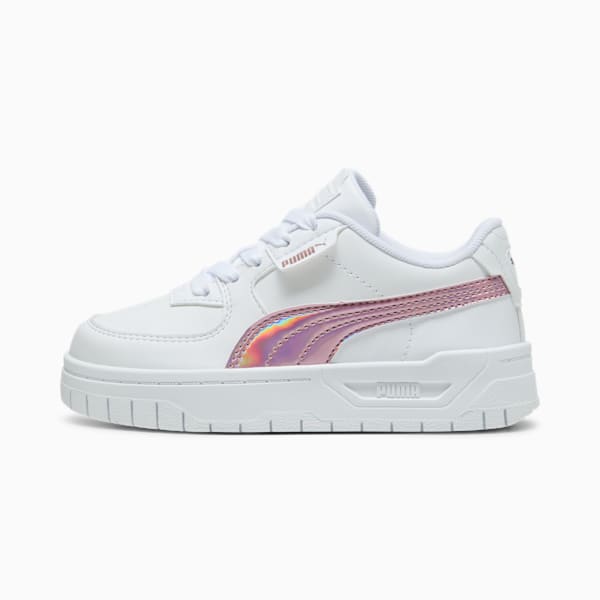 Tenis para niños Cali Dream Iridescent, PUMA White-Rose Gold, extralarge