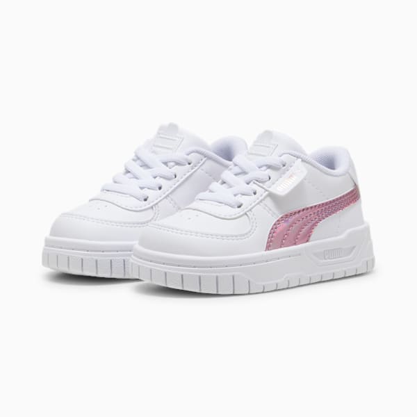 Cali Dream Iridescent Toddlers' Sneakers, PUMA White-Rose Gold, extralarge