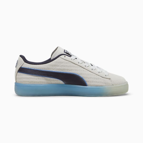 Sneakers PUMA x PLAYSTATION® Suede pour enfant et adolescent, Glacial Gray-New Navy, extralarge