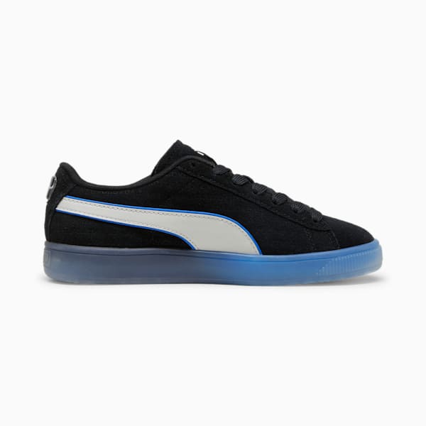 PUMA x PLAYSTATION® Suede Big Kids' Sneakers, PUMA Black-Glacial Gray, extralarge