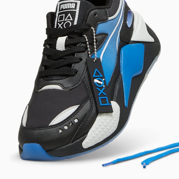 Sneakers PUMA x PLAYSTATION® RS-X pour enfant et adolescent, PUMA Black-PUMA Team Royal, extralarge