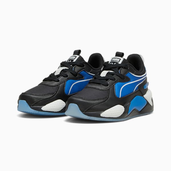 PUMA x PLAYSTATION® RS-X Little Kids' Sneakers, PUMA Black-PUMA Team Royal, extralarge