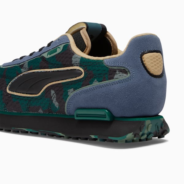 Future Rider Concrete Camo Sneakers, Inky Blue-PUMA Black-Sand Dune, extralarge