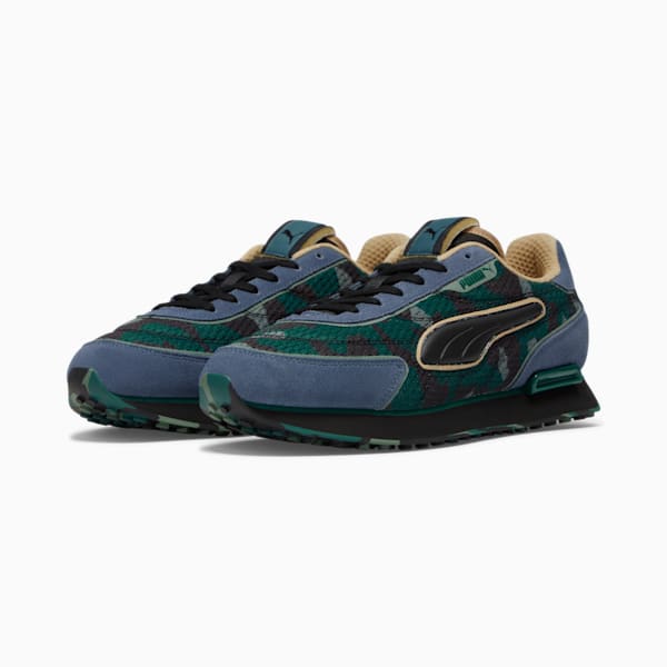 Future Rider Concrete Camo Sneakers, Inky Blue-PUMA Black-Sand Dune, extralarge