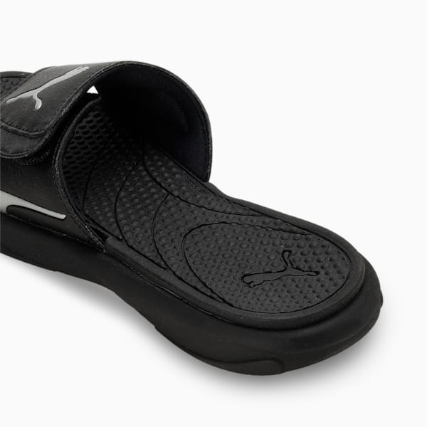 Royalcat Comfort SOFTRIDE Women's Slides, PUMA Black-PUMA Silver, extralarge-IND