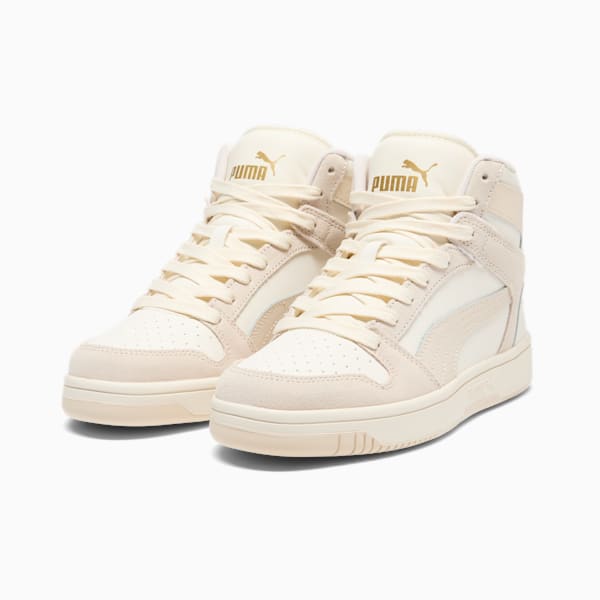 Sneakers PUMA Rebound LayUp Femme, Warm White-Alpine Snow-Sugared Almond, extralarge