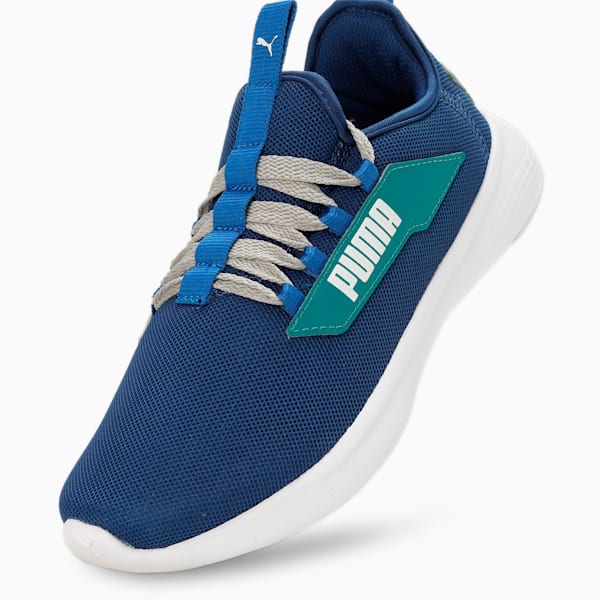 SOFTRIDE Vital Pro Youth Running Shoes, Clyde Royal-PUMA Team Royal-Green Lagoon, extralarge-IND