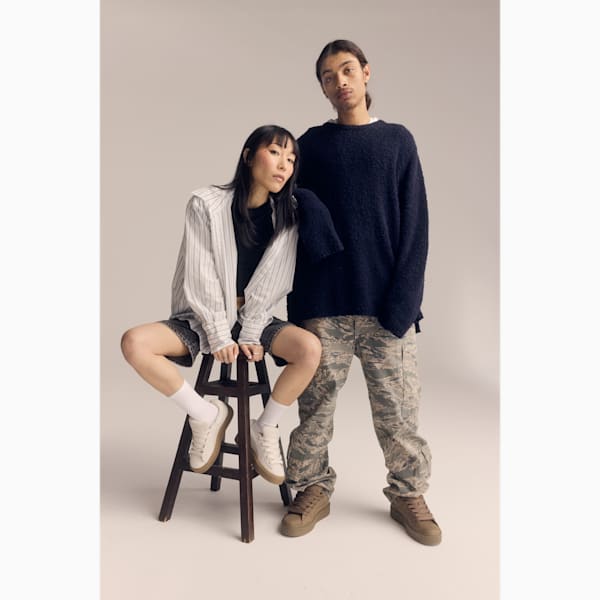 FENTY x PUMA Creeper Phatty Earth Tone Sneakers, Totally Taupe-PUMA Gold-Warm White, extralarge-IND