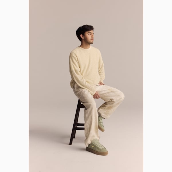 FENTY x PUMA Creeper Phatty Earth Tone Sneakers, Green Fog-PUMA Gold-Gum, extralarge-IND