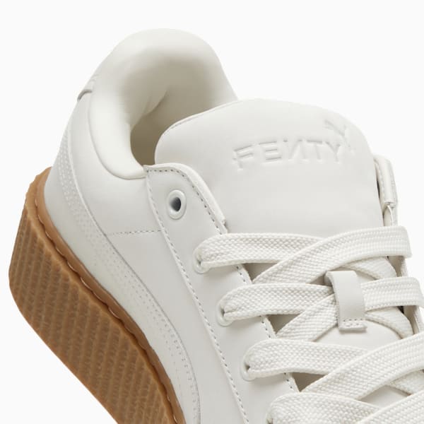FENTY x PUMA Creeper Phatty Earth Tone Sneakers, Warm White-PUMA Gold-Gum, extralarge-IND