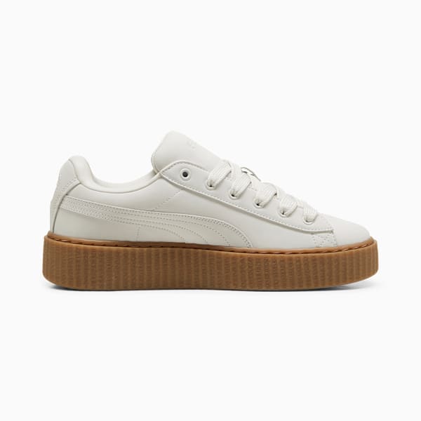 FENTY x PUMA Creeper Phatty Earth Tone Sneakers, Warm White-PUMA Gold-Gum, extralarge-IND