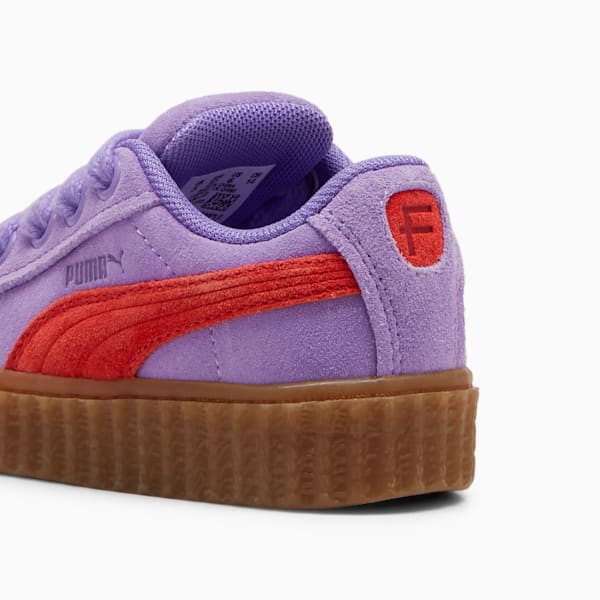 Tenis Bebé FENTY x PUMA Creeper Phatty, Lavender Alert-Burnt Red-Gum, extralarge