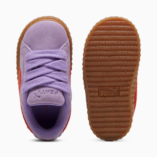 ベビー FENTY x PUMA CREEPER PHATTY スニーカー 13-16.5cm, Lavender Alert-Burnt Red-Gum, extralarge-JPN