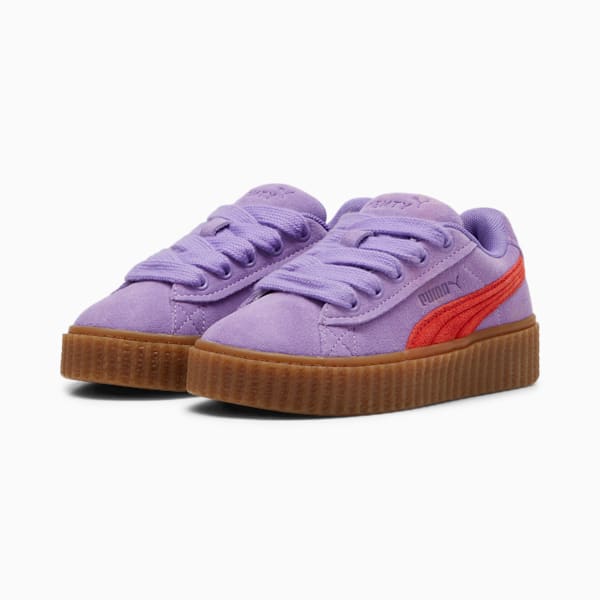 FENTY x PUMA Creeper Phatty Little Kids' Sneakers, Lavender Alert-Burnt Red-Gum, extralarge-IND