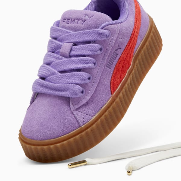 Tenis Niña FENTY x PUMA Creeper Phatty, Lavender Alert-Burnt Red-Gum, extralarge