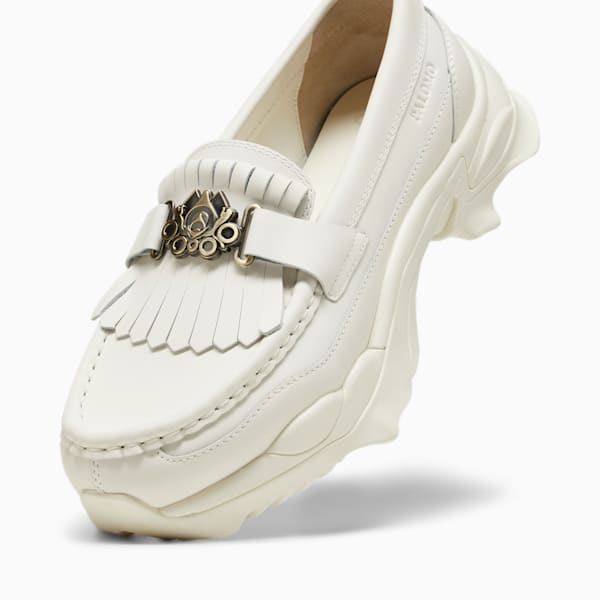 Mocasines de cuero PUMA x PALOMO Nitefox, Frosted Ivory, extralarge