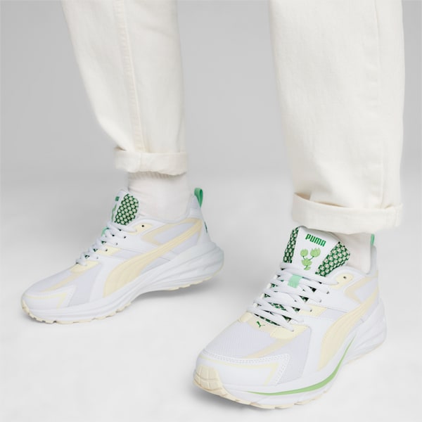 ユニセックス ヒプノティック LS ブロッサム スニーカー, PUMA White-Sugared Almond-Archive Green, extralarge-JPN