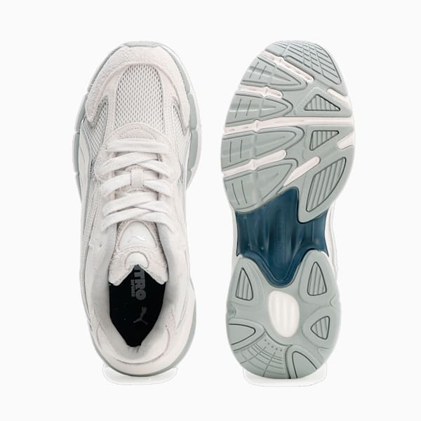 ユニセックス テバリス ニトロ メタリック スニーカー, Feather Gray-Cool Mid Gray-PUMA Silver-Dark Night, extralarge-JPN