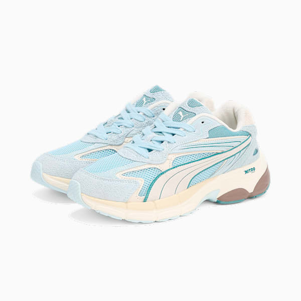 ユニセックス テバリス ニトロ パステル スニーカー, Silver Sky-PUMA White-Icy Blue-Warm White, extralarge-JPN