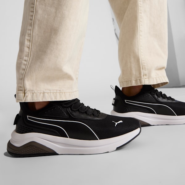 Tenis Amplifier para hombre, PUMA Black-PUMA White, extralarge