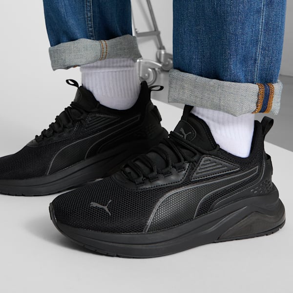 Amplifier Men's Sneakers, PUMA Black-Cool Dark Gray, extralarge