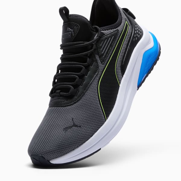 Tenis Amplifier para hombre, Cool Dark Gray-Electric Lime-PUMA Black-PUMA Team Royal, extralarge