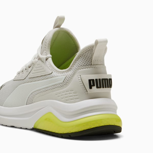 Sneakers Amplifier Homme, Feather Gray-PUMA White-PUMA Black-Lemon Sherbert, extralarge
