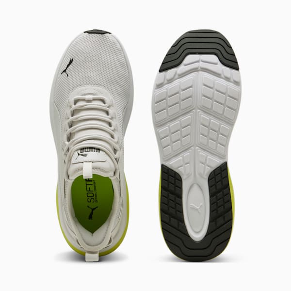 Sneakers Amplifier Homme, Feather Gray-PUMA White-PUMA Black-Lemon Sherbert, extralarge