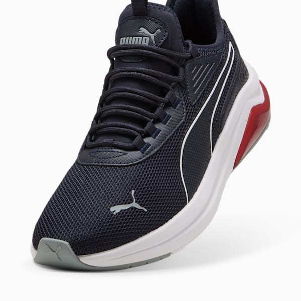 Amplifier Men's Sneakers, New Navy-PUMA White-Cool Mid Gray-Dark Crimson, extralarge