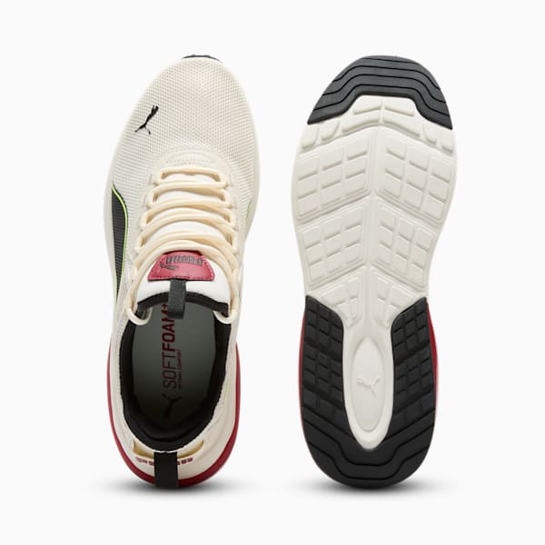 Tenis Amplifier para hombre, Alpine Snow-PUMA Black-Yellow Alert, extralarge
