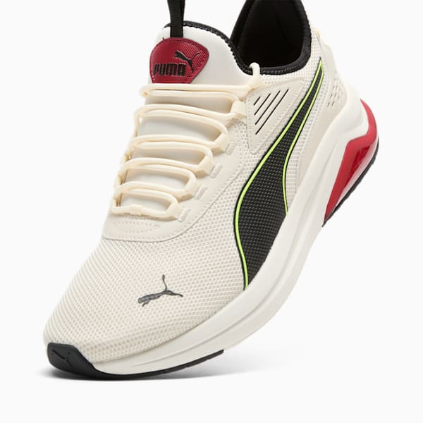 Tenis Amplifier para hombre, Alpine Snow-PUMA Black-Yellow Alert, extralarge