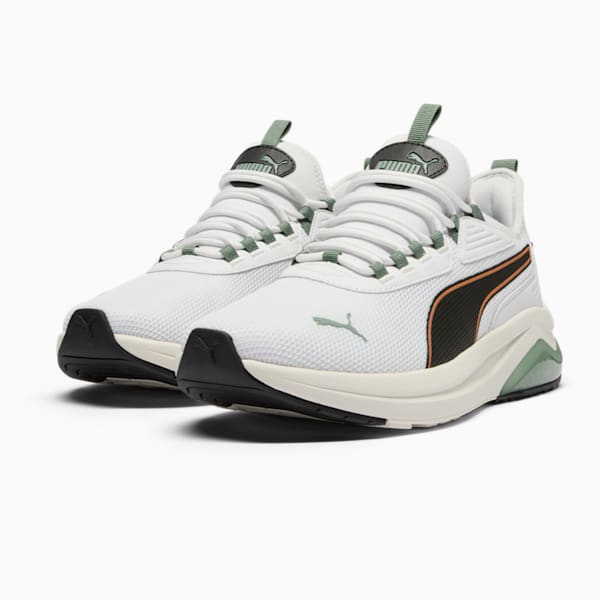 Sneakers Amplifier Homme, PUMA White-PUMA Black-Maple Syrup, extralarge