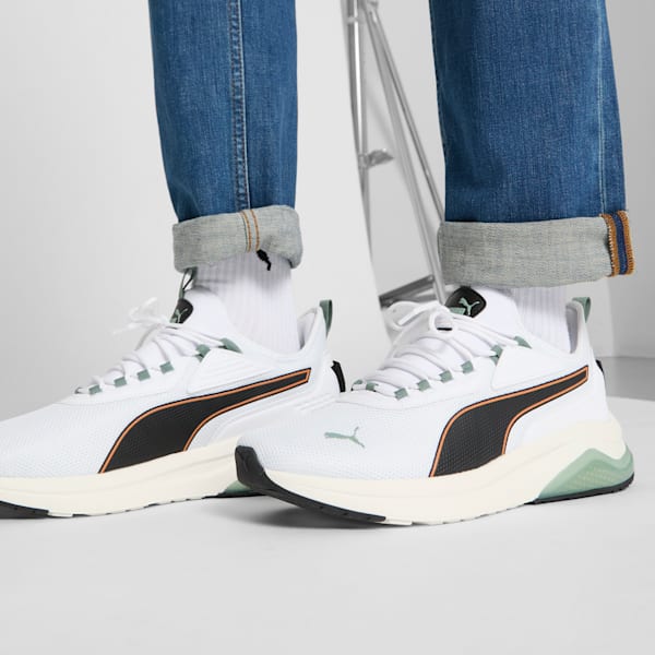 Sneakers Amplifier Homme, PUMA White-PUMA Black-Maple Syrup, extralarge