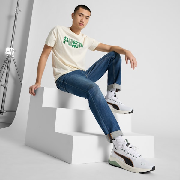 Sneakers Amplifier Homme, PUMA White-PUMA Black-Maple Syrup, extralarge