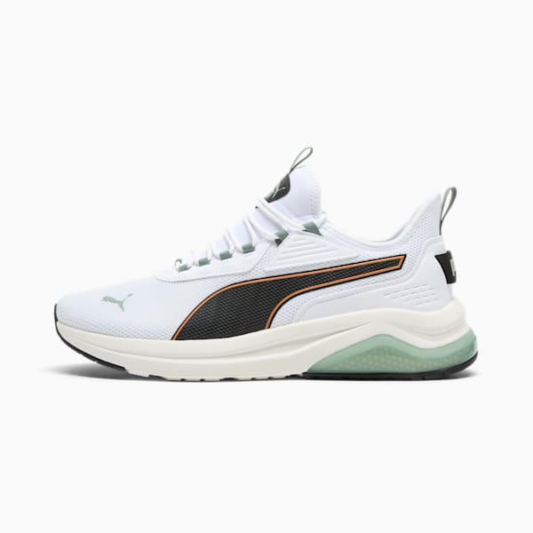 Sneakers Amplifier Homme, PUMA White-PUMA Black-Maple Syrup, extralarge